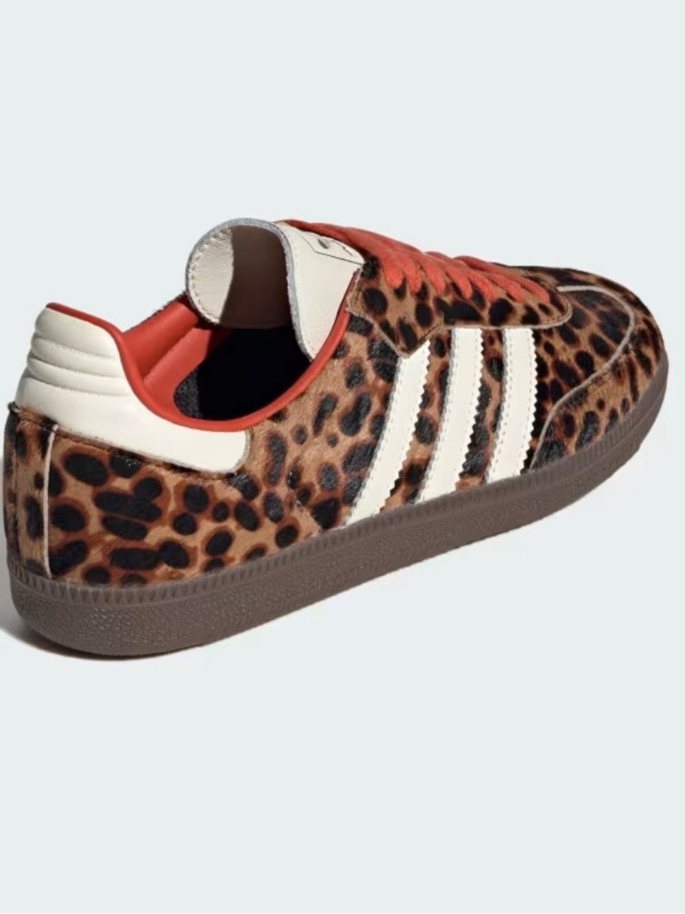adidas Samba OG Sneakers in Leopard Print Calf Hair - US 7 - Picture 4 of 12